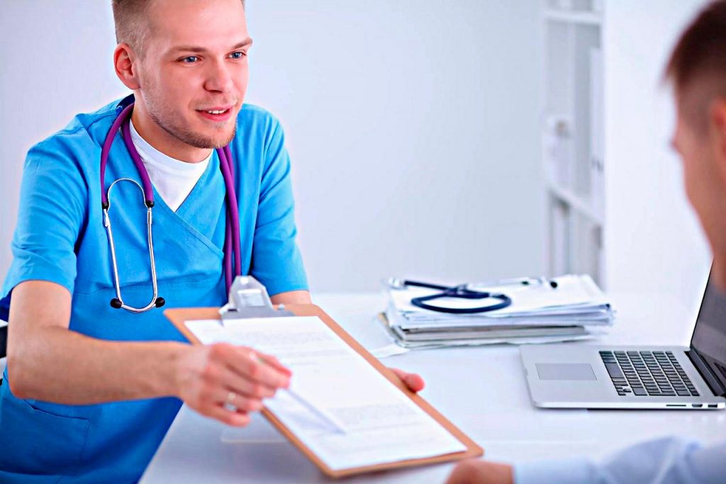 осмотр врача